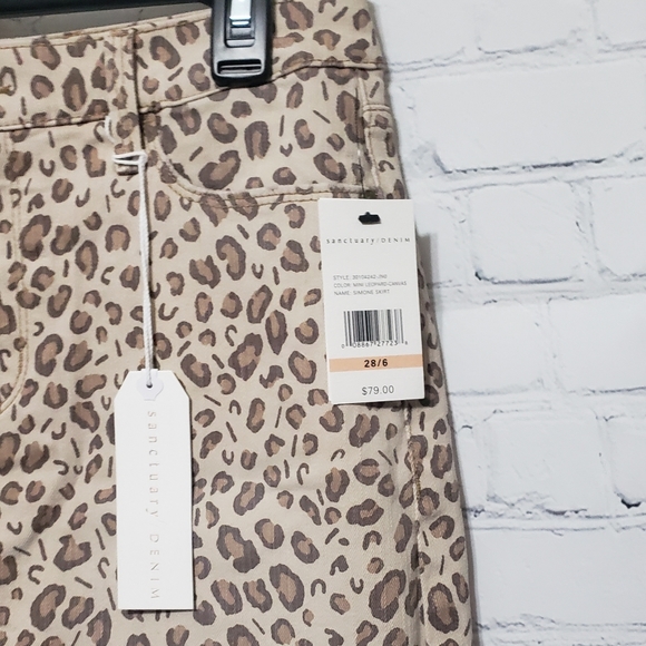 Sanctuary Denim NWT Sz 28/6 Simone Mini Skirt - Picture 2 of 13